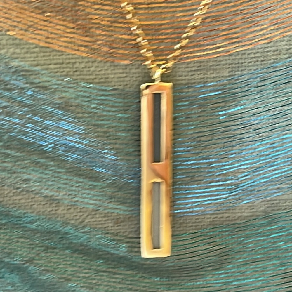 ๐บ MARCIA MORAN; STUNNING Designer 18 Karat Gold Plated Black Druzy Necklace! - Picture 4 of 7